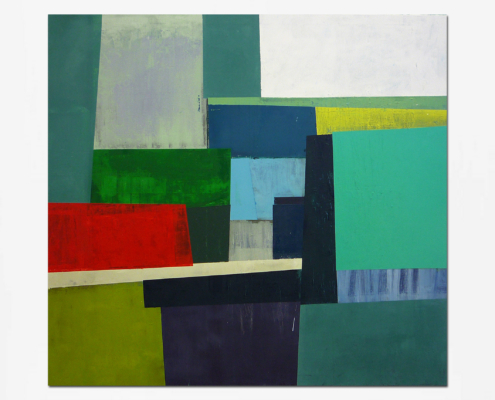 Untiteld, 2009, Öl, Acryl und Lack auf Leinwand, 130 x 160 cm