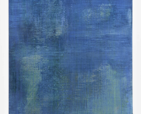 fließen II, Öl, Acryl auf Leinen, 160 x 120 cm, 2003